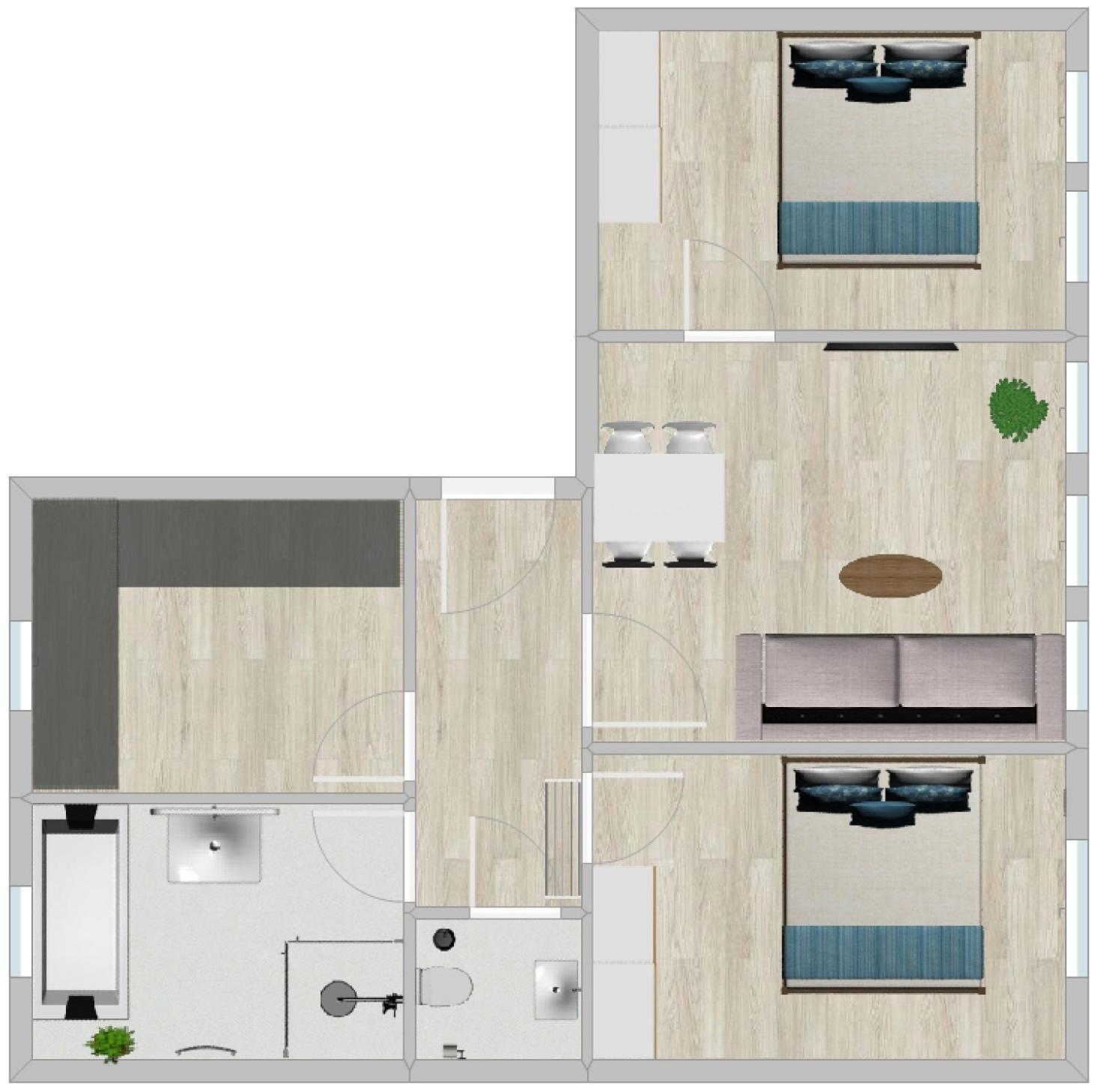 Discovair - Eisenach Karl14 - Vollausgestattete Apartments Mit Netflix In Der Fussgaengerzone Стая снимка
